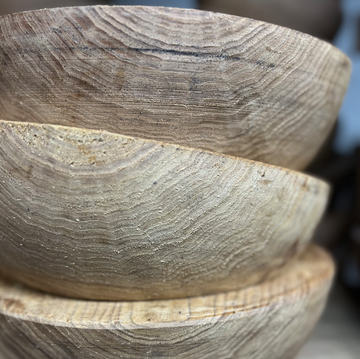 ROUGHED OUT BOWL BLANKS IN BUTTERNUT