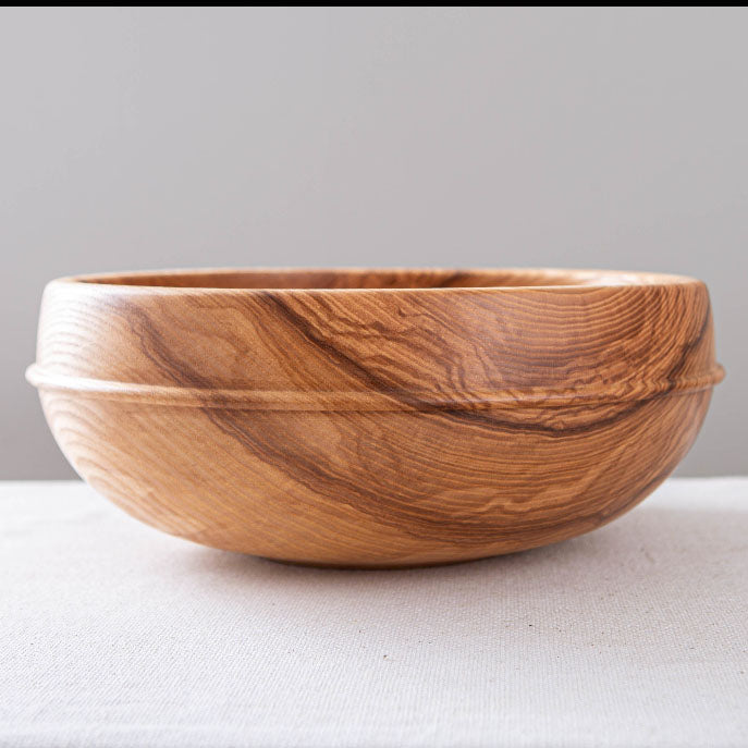 ROUGHED OUT BOWL BLANKS IN FIGURED WHITE ASH