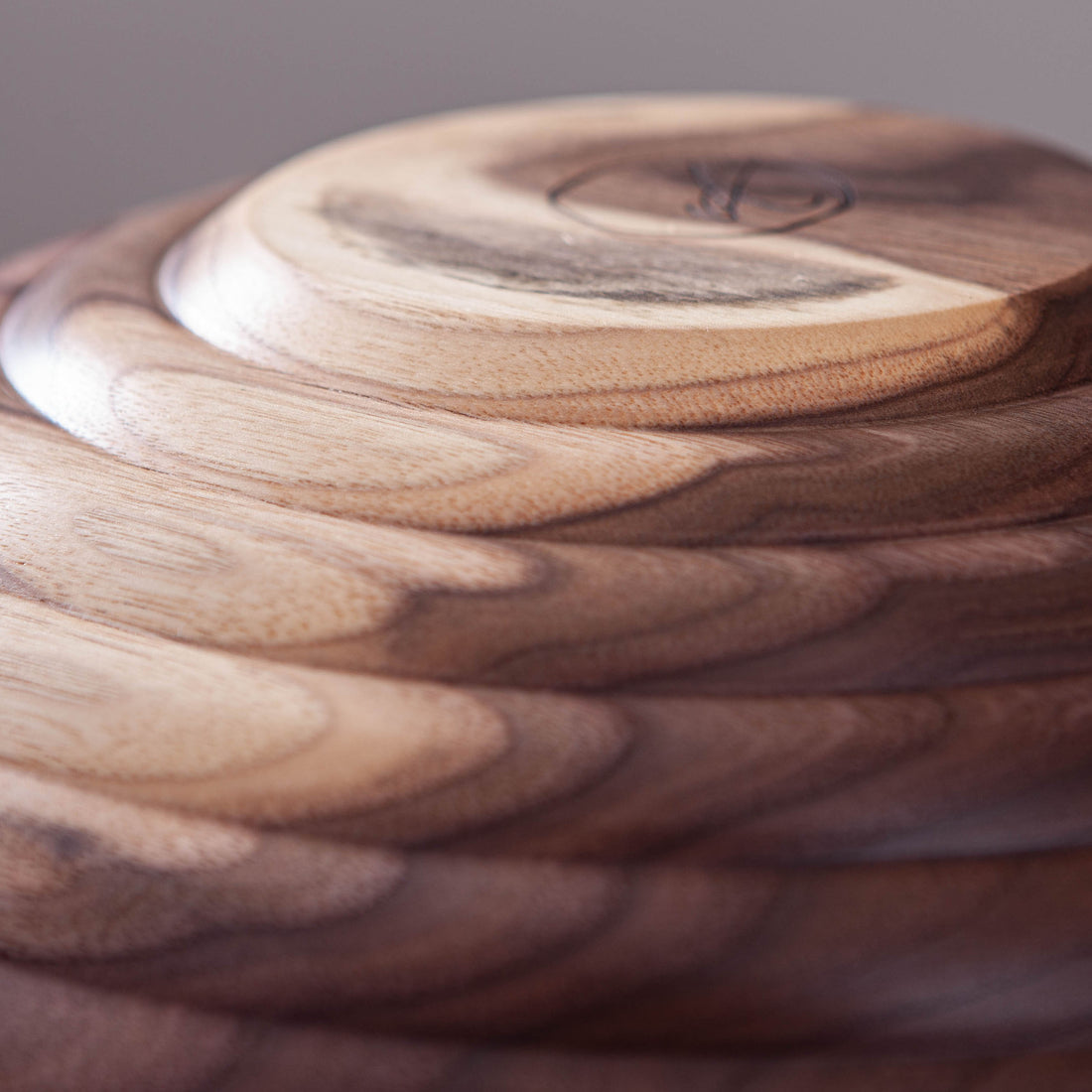 HIVE BOWL IN BLACK WALNUT 13.5"x6.25"