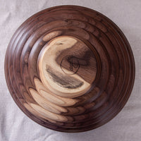 HIVE BOWL IN BLACK WALNUT 13.5"x6.25"