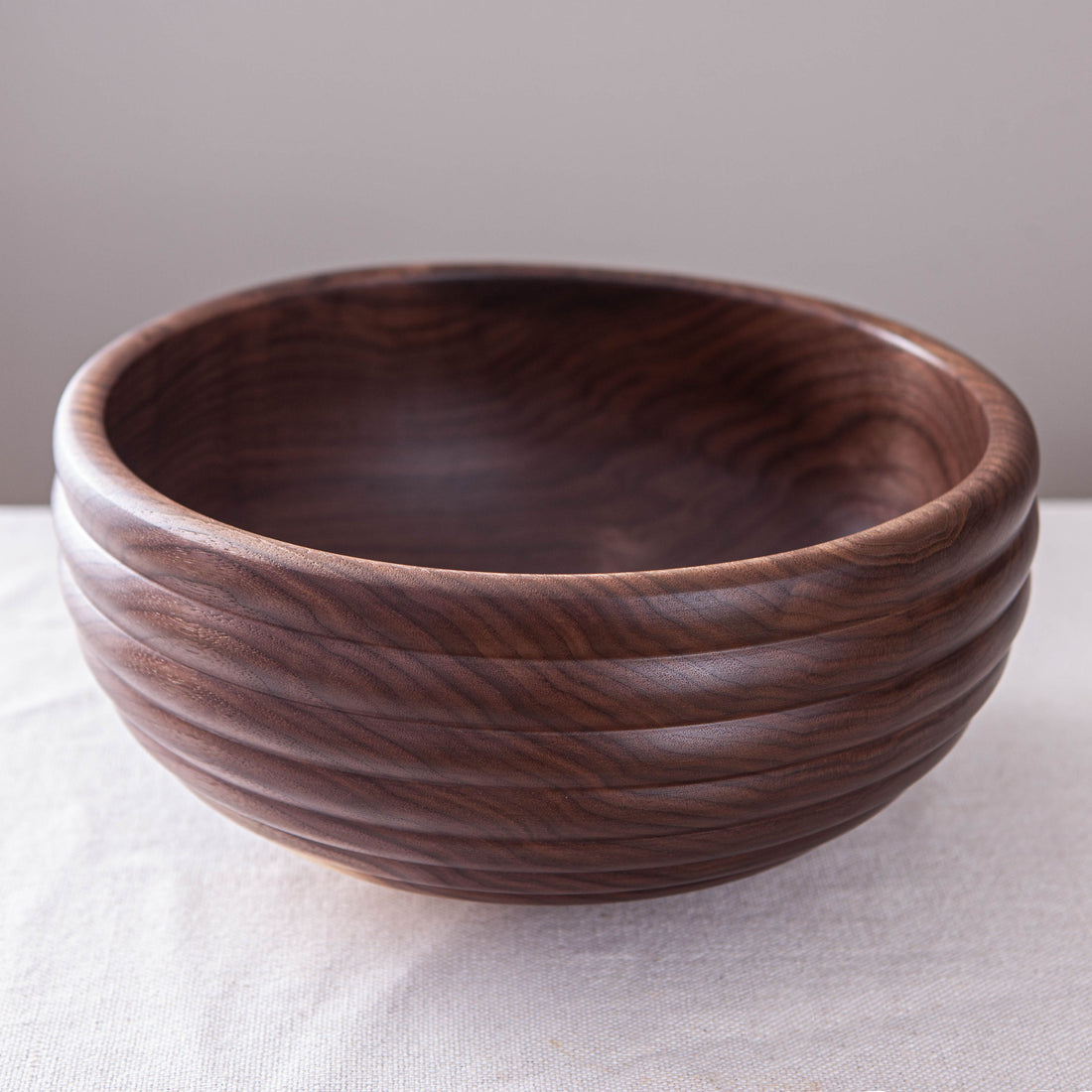 HIVE BOWL IN BLACK WALNUT 13.5"x6.25"