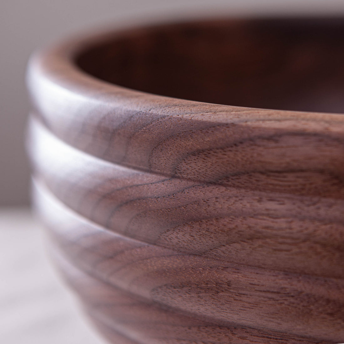 HIVE BOWL IN BLACK WALNUT 13.5"x6.25"