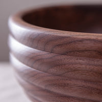HIVE BOWL IN BLACK WALNUT 13.5"x6.25"