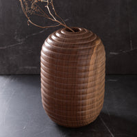 POLISHED HIVE VESSEL IN BLACK WALNUT