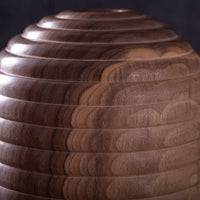 POLISHED HIVE VESSEL IN BLACK WALNUT