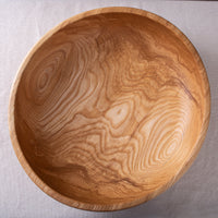HIVE BOWL IN FIGURED ASH 18.25" x 5"
