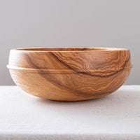 RAISED BEAD OBLIQUE BOWL IN FIGURED ASH 13x4.75"