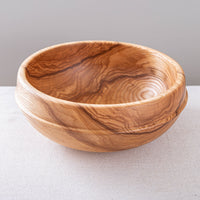 RAISED BEAD OBLIQUE BOWL IN FIGURED ASH 13x4.75"