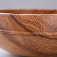 RAISED BEAD OBLIQUE BOWL IN FIGURED ASH 13x4.75"