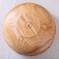 RAISED BEAD OBLIQUE BOWL IN FIGURED ASH 13x4.75"