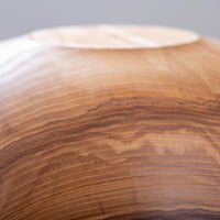 RAISED BEAD OBLIQUE BOWL IN FIGURED ASH 13x4.75"