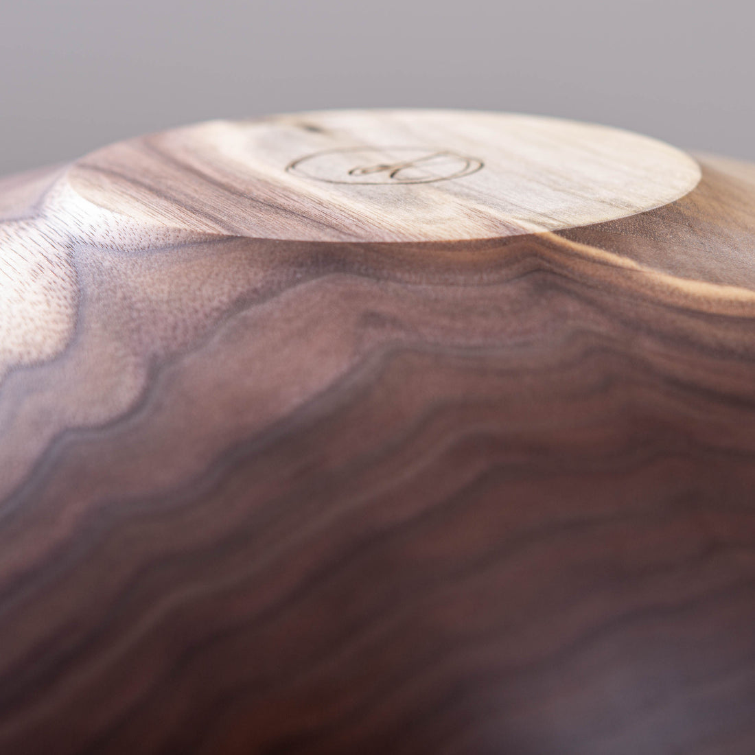 OBLIQUE BOWL IN BLACK WALNUT  13x5"