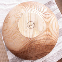 PREMIER BOWL IN FIGURED ASH 17x6