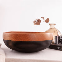RULE OF THIRDS BOWL IN CHERRY