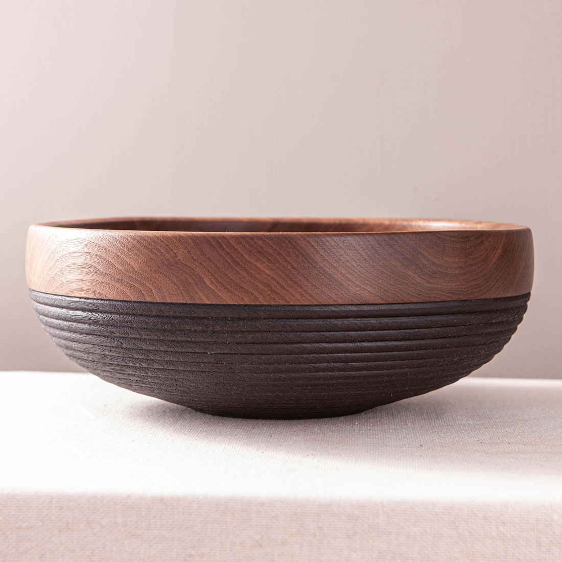 RULE OF THIRDS BOWL IN BLACK WALNUT
