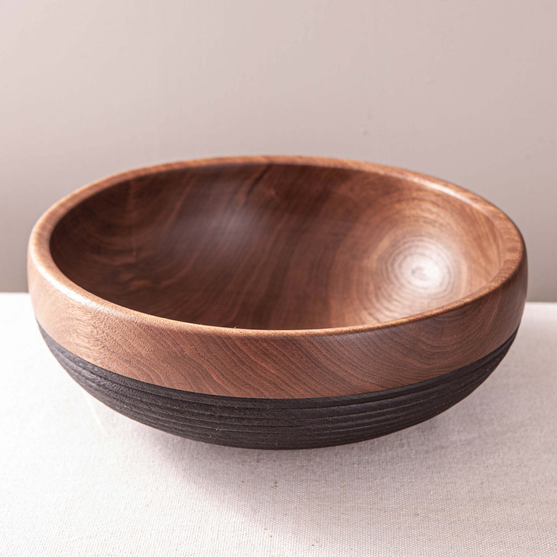 RULE OF THIRDS BOWL IN BLACK WALNUT