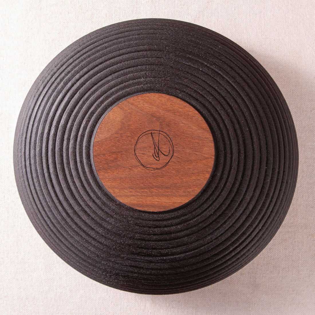 RULE OF THIRDS BOWL IN BLACK WALNUT