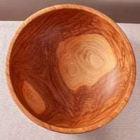 OBLIQUE BOWL IN FIGURED ASH 16" x 6.25"