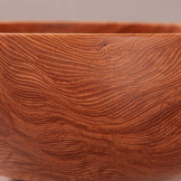OBLIQUE BOWL IN FIGURED ASH 16" x 6.25"