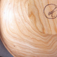 RAISED BEAD OBLIQUE BOWL IN CHERRY 13x5"