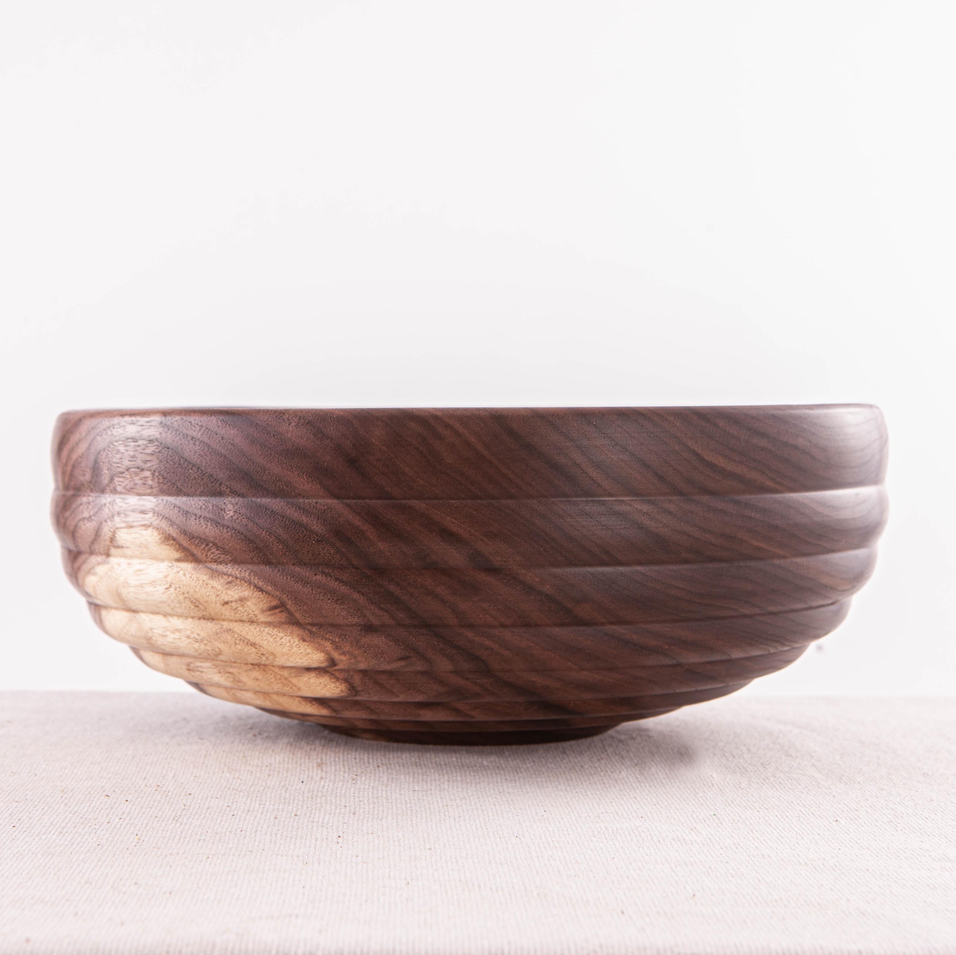 20-inch Cherry Bowl with Bee's Oil Finish