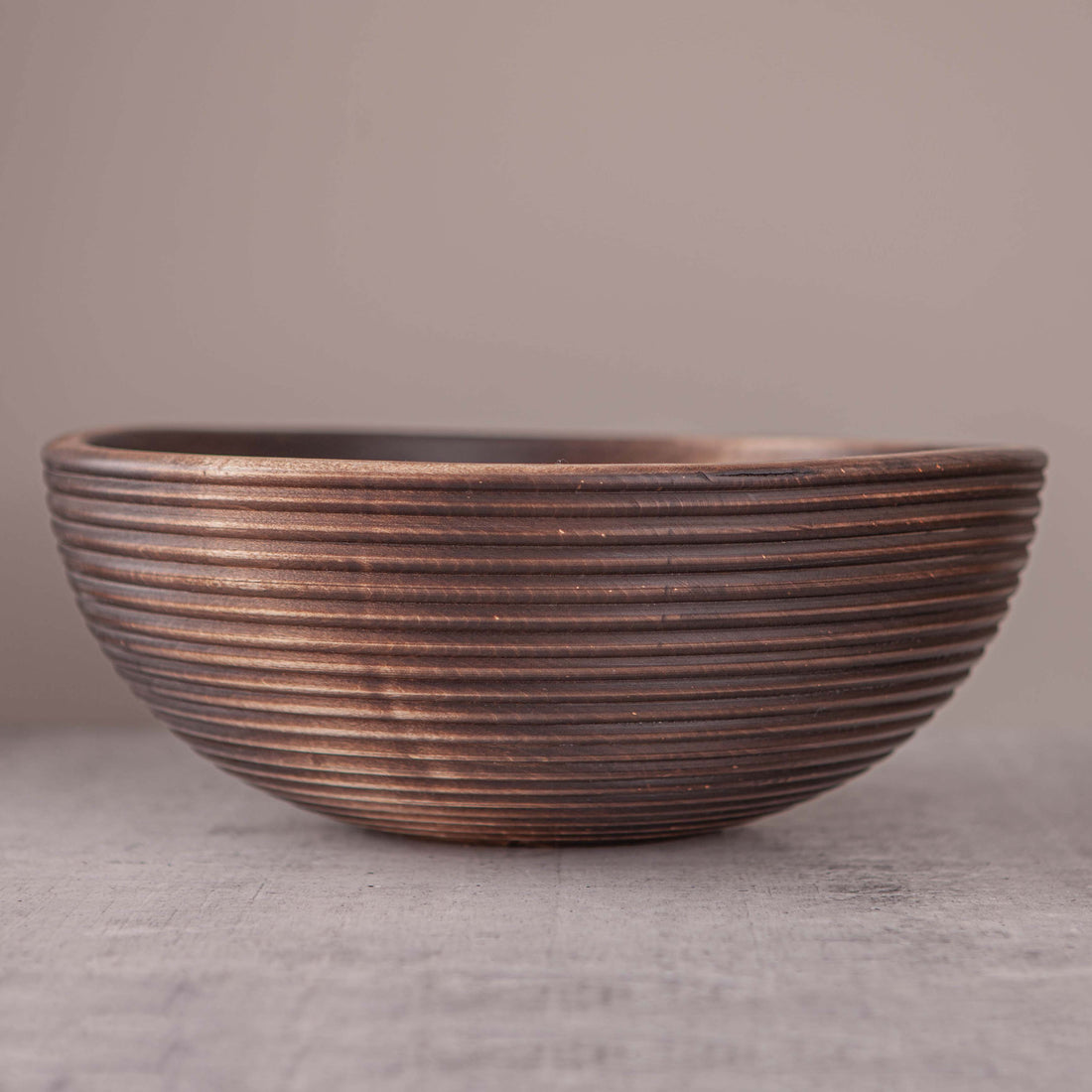 PALLADIUM BOWL BANNETON STYLE IN RED MAPLE 14X5.5"