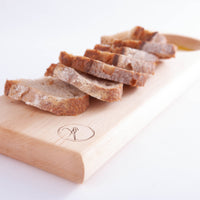 RECESSED BOWL SERVING BOARD IN MAPLE