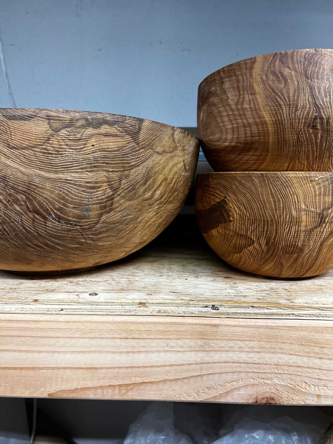 ROUGHED OUT BOWL BLANKS IN FIGURED WHITE ASH 3