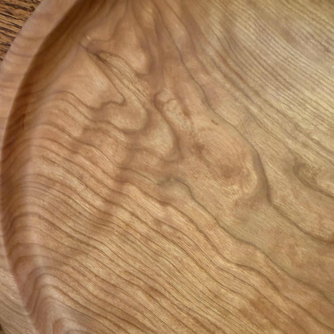 Platter blanks in Curly Pennsylvania Cherry