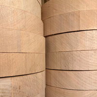 Platter blanks in Curly Pennsylvania Cherry