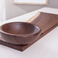 BOWL AND BOARD COMBO IN BLACK WALNUT#2