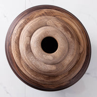 HIVE VESSEL IN TEXTURED BLACK WALNUT