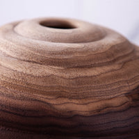 HIVE VESSEL IN TEXTURED BLACK WALNUT