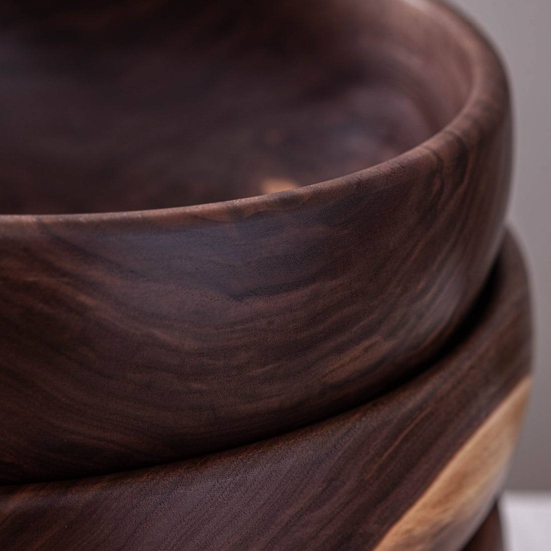 OBLIQUE BOWL IN BLACK WALNUT 14.5x6"