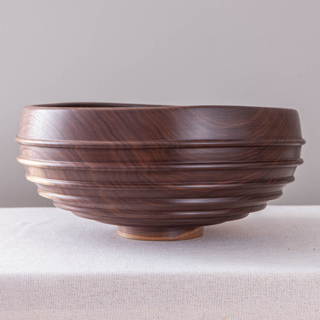 CASSINI BOWL IN BLACK WALNUT 14.5"x6.25"