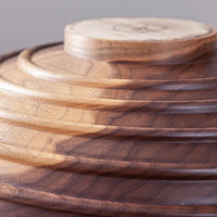 CASSINI BOWL IN BLACK WALNUT 14.5"x6.25"