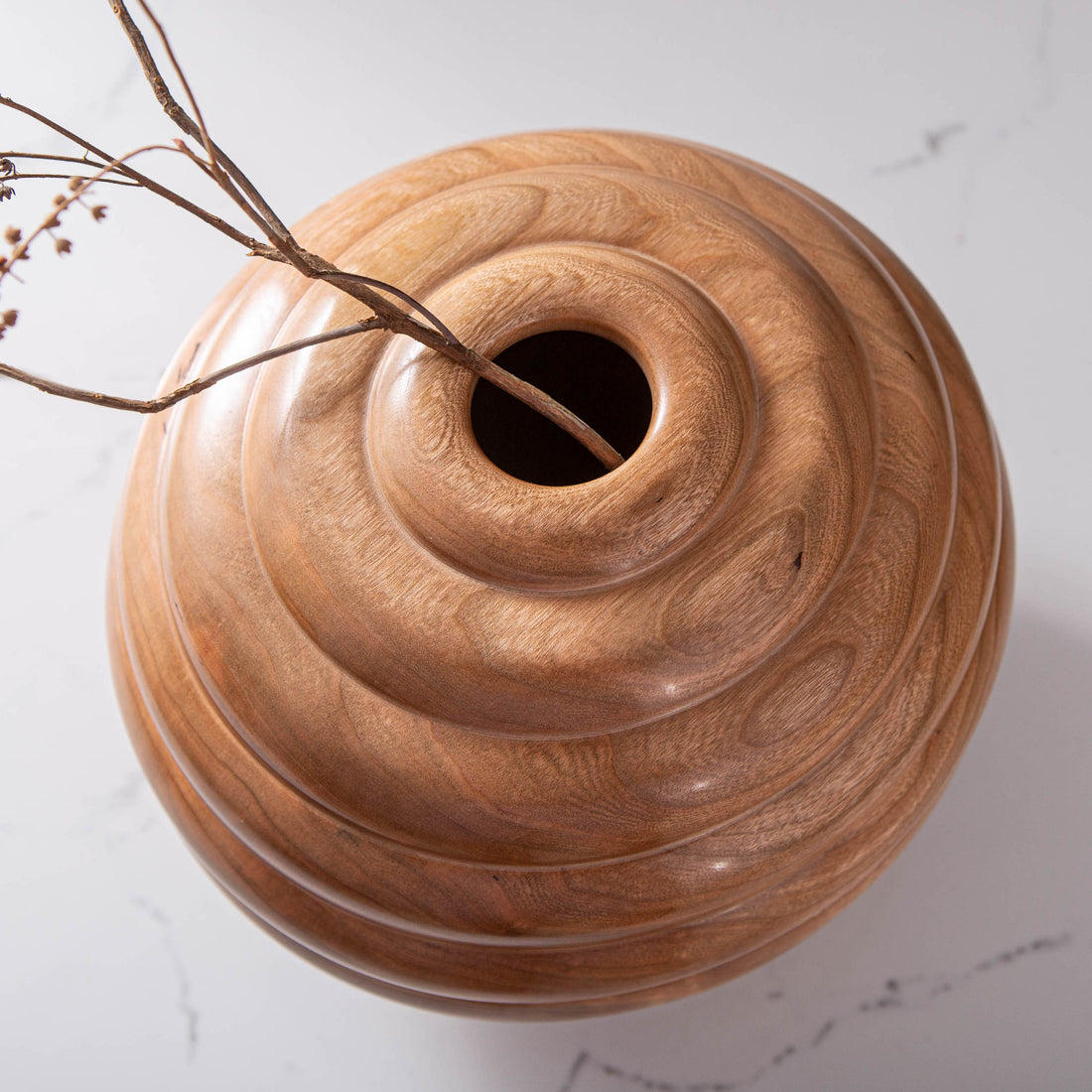 HIVE VESSEL IN POLISHED CHERRY