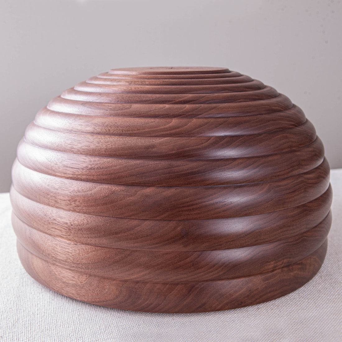 HIVE BOWL IN BLACK WALNUT 14.75"x8.25"