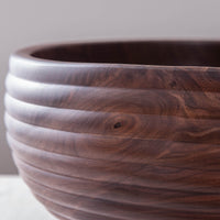 HIVE BOWL IN BLACK WALNUT 17"x7.75"