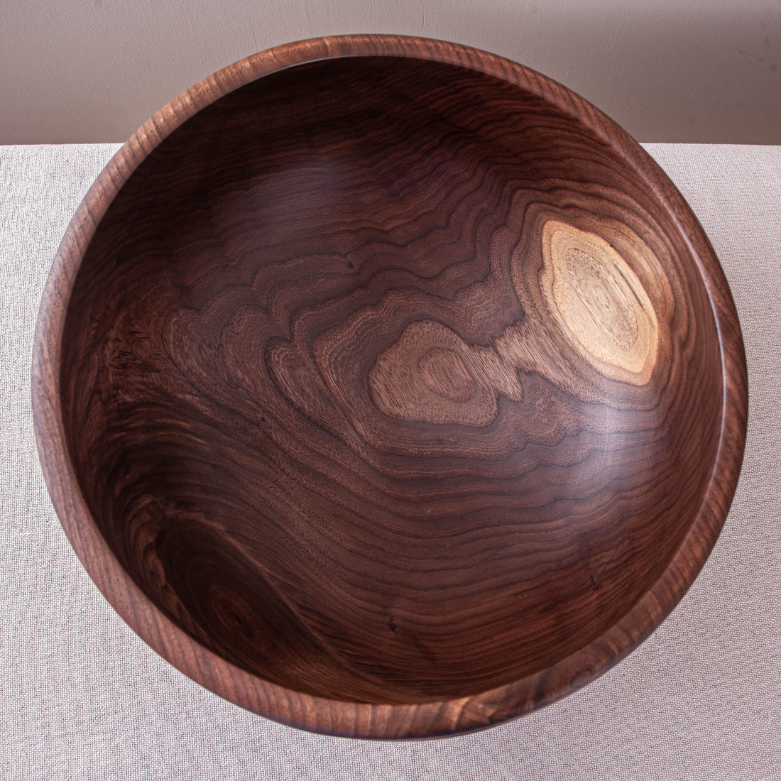 HIVE BOWL IN BLACK WALNUT 17"x7.75"