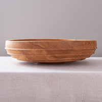 CASSINI BOWL IN TEXTURED FIGURED ASH 17"x4"