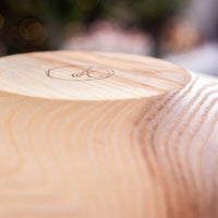 SINGLE BEAD PREMIER BOWL IN FIGURED ASH 17x6.25"