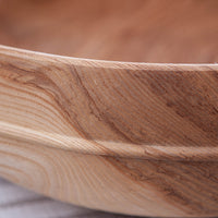 SINGLE BEAD PREMIER BOWL IN FIGURED ASH 17x6.25"