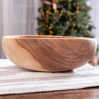 PREMIER BOWL IN FIGURED ASH 17x6