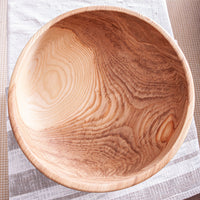 PREMIER BOWL IN FIGURED ASH 17x6