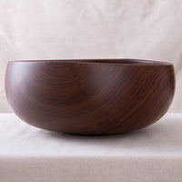 OBLIQUE BOWL IN BLACK WALNUT  14x5.5"