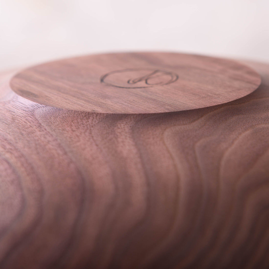 OBLIQUE BOWL IN BLACK WALNUT  14x5.5"
