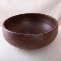OBLIQUE BOWL IN BLACK WALNUT  15x6"