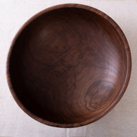 OBLIQUE BOWL IN BLACK WALNUT  15x6"
