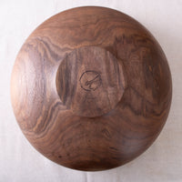 OBLIQUE BOWL IN BLACK WALNUT  15x6"